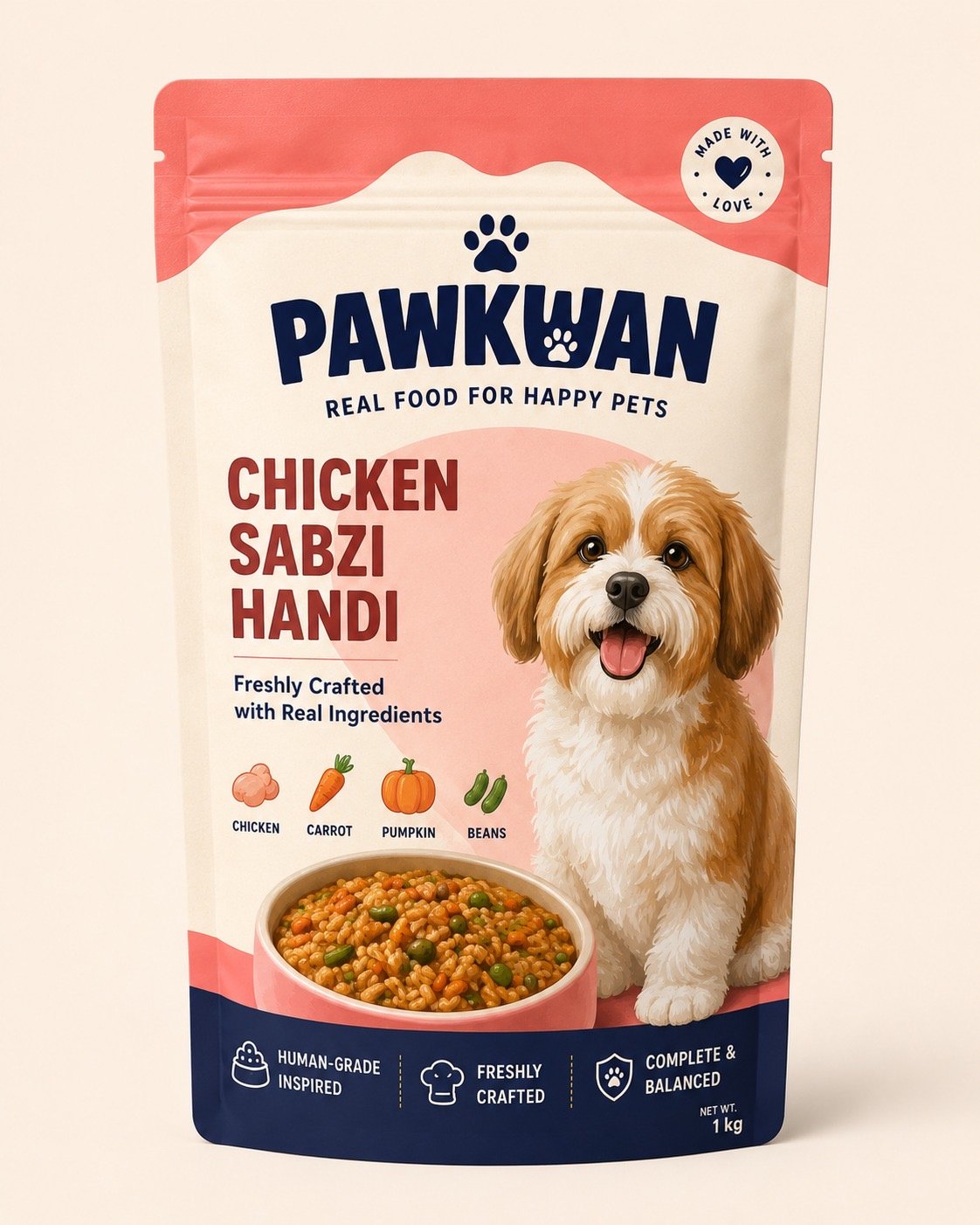 Chicken Sabzi Handi pouch