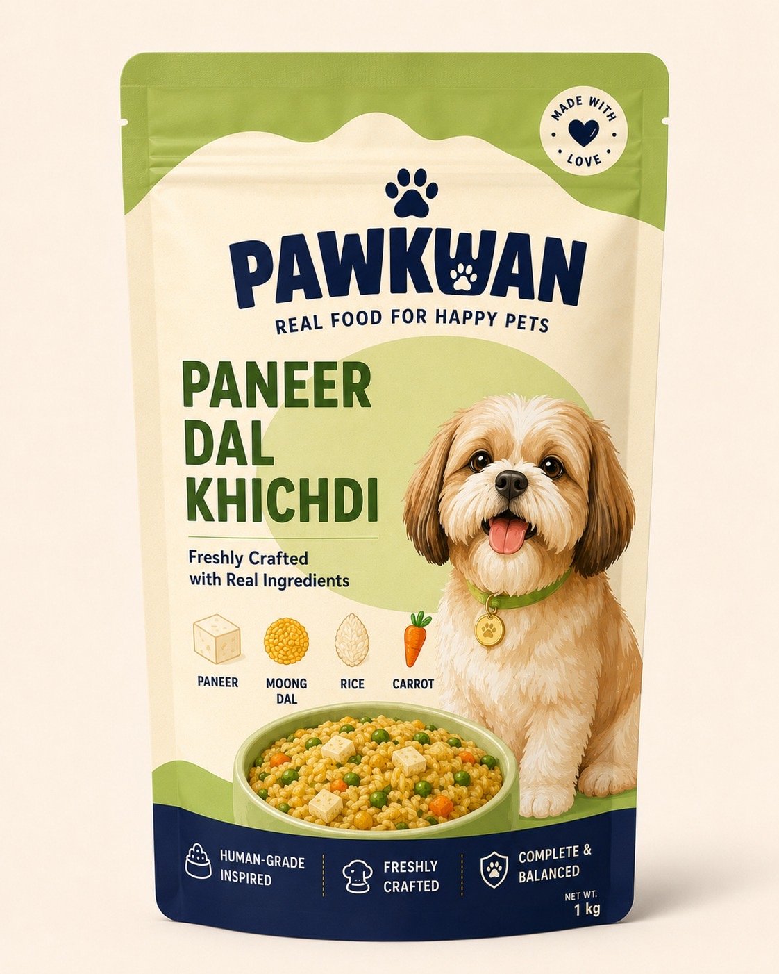 Paneer Dal Khichdi pouch
